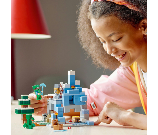 LEGO Minecraft 21243 Ośnieżone szczyty - 1090511 - zdjęcie 6